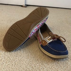 Sperry Topsider Floral Boat Shoes